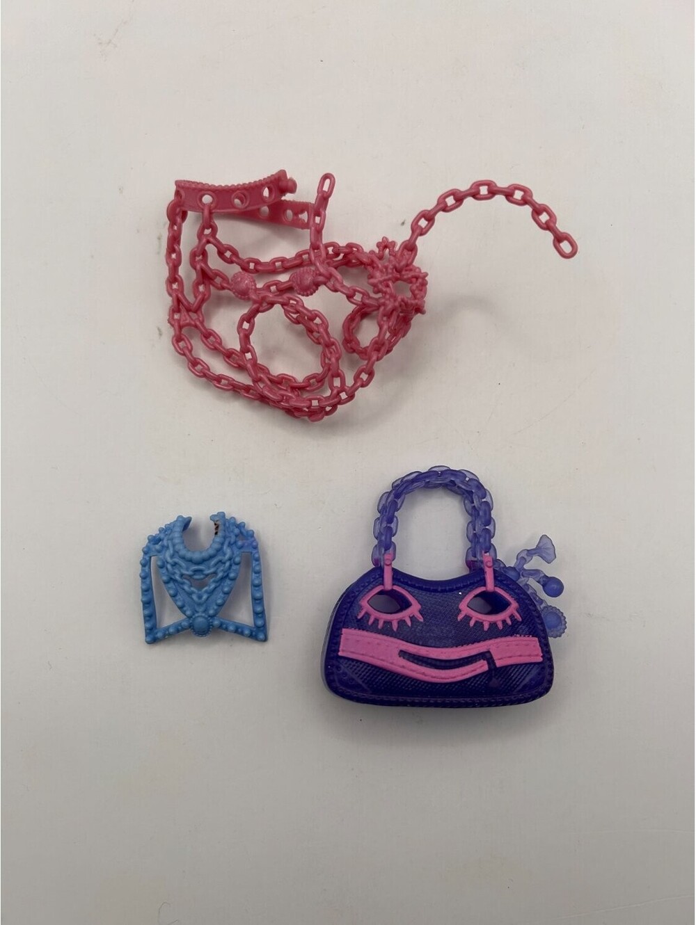 Monster High Haunted Kiyomi Haunterly Doll Accessories Lot Purse Belt Necklace